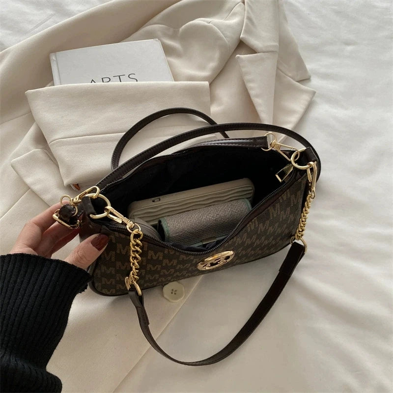Vintage Style Handbag Crossbody Bag, Adjustable Strap Women Messenger Shoulder Bag, Sophisticated Accessory Tote Bag Purse
