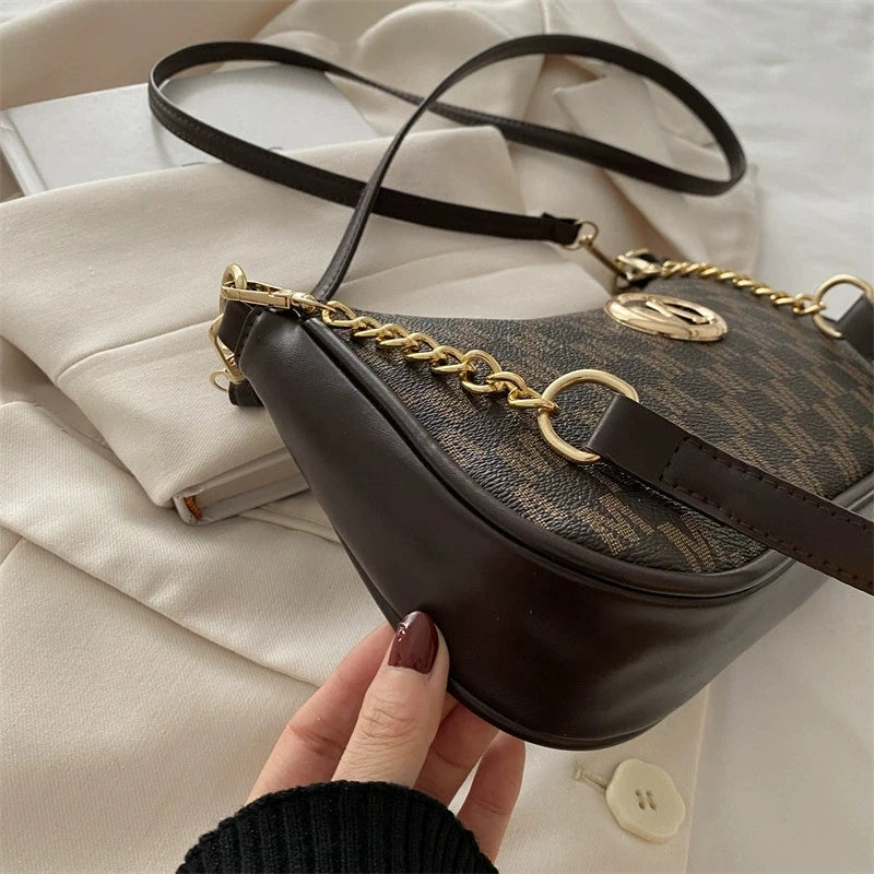 Vintage Style Handbag Crossbody Bag, Adjustable Strap Women Messenger Shoulder Bag, Sophisticated Accessory Tote Bag Purse