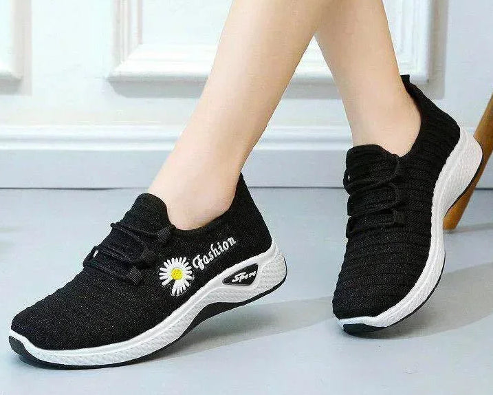 Adult sneakers, women's light running shoes, net shoes, comfortable soft soled sneakers, women's breathable casual single shoes